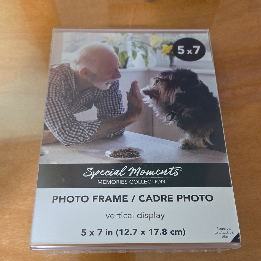 Special Moments 5x7 Photo Frame - Clear